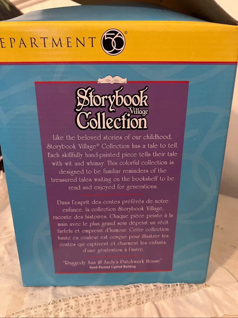 Department 56 Storybook Village Collection - Raggedy Ann & Andy Patchwork House